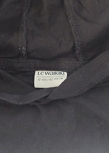 LC Waikiki Siyah Erkek Badge 12-13 Yaş - Görsel 2
