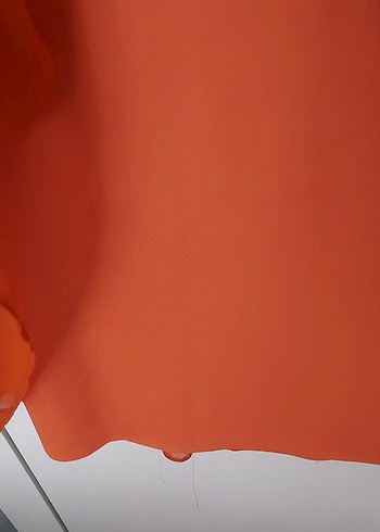 Turuncu Uzun Salaş Kadın Etek - Görsel 4