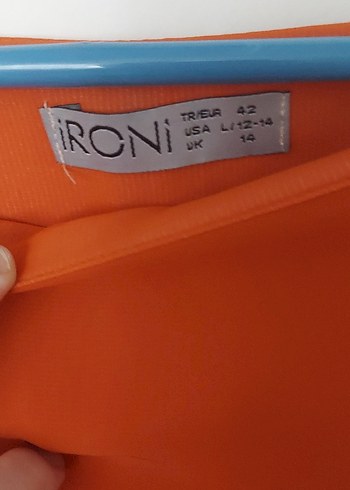 Turuncu Uzun Salaş Kadın Etek - Görsel 3