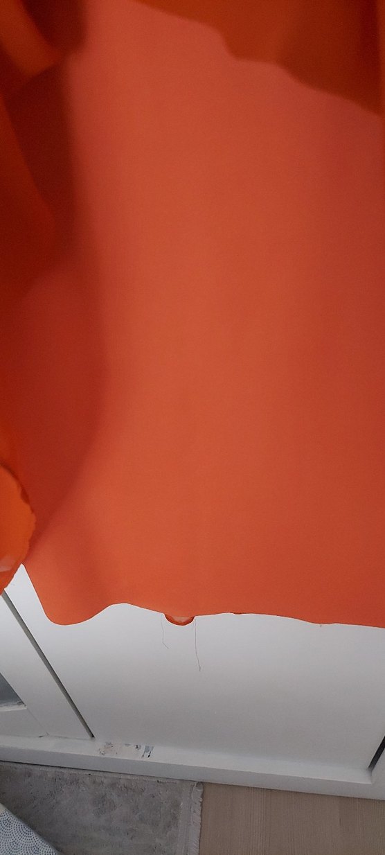 Turuncu Uzun Salaş Kadın Etek - Görsel 4