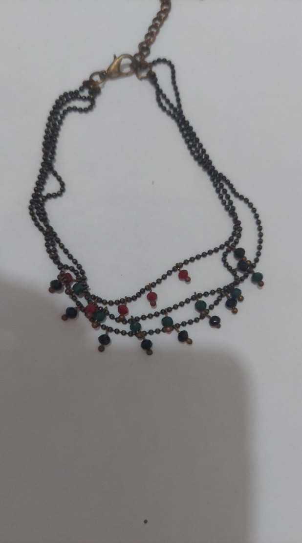 Uzun Boncuklu Bohem Kadın halhal - Görsel 2