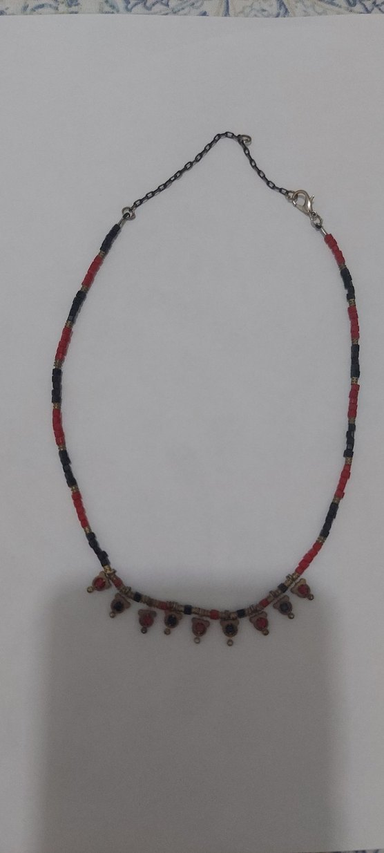 Etnik Boncuklu Kadın Kolye - Görsel 4