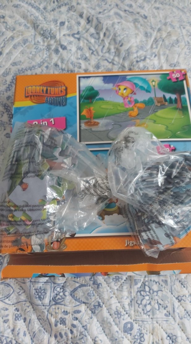 Looney Tunes 2'si 1 Arada Puzzle Seti - Görsel 2