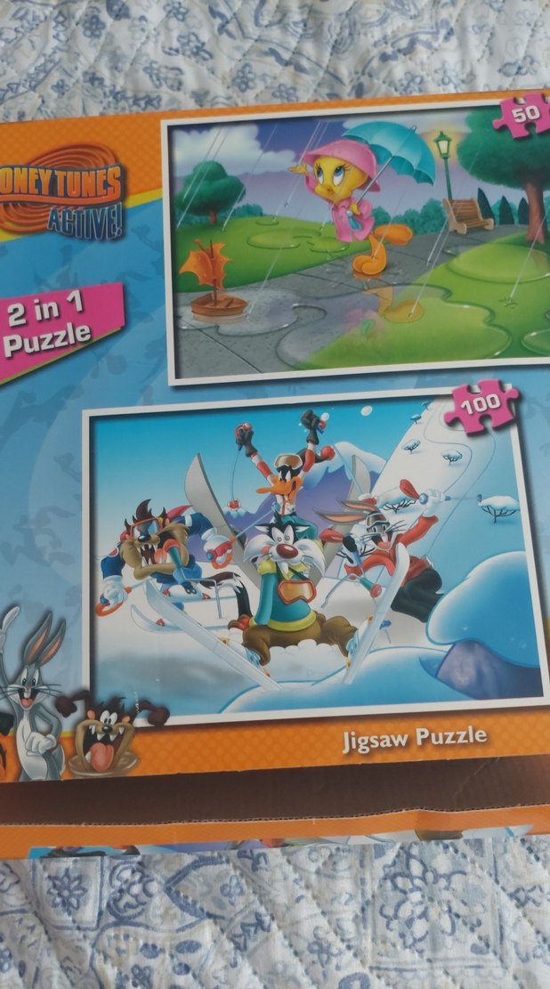 Looney Tunes 2'si 1 Arada Puzzle Seti - Görsel 3