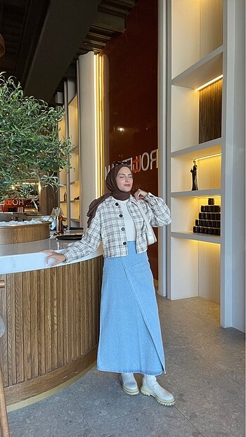 Denim etek