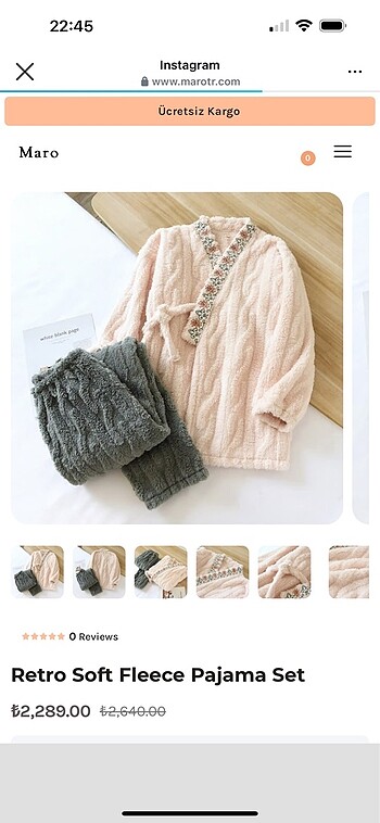 Yumoş pijama takımı