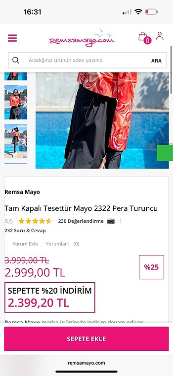 Zara Tesettür mayo