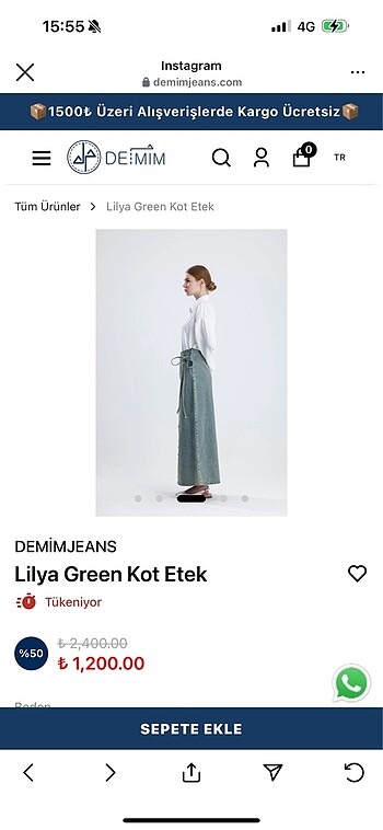 m Beden lacivert Renk Kot etek