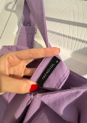 Trendyol Lila- Mor kısa elbise