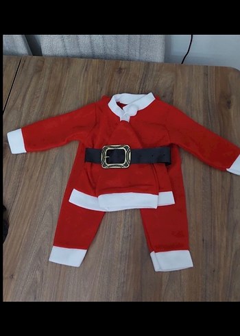 Kemerli Kırmızı Çocuk Kostümü - Görsel 2