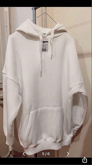 m Beden beyaz Renk Addax Oversize Sweatshirt