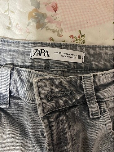 36 Beden gri Renk Zara straight jean
