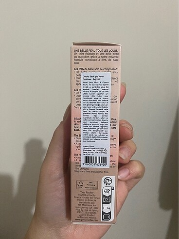  Beden Renk Yves Rocher Işıltı Veren Fondöten