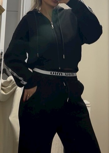 Siyah Kadın Eşofman Takımı - Görsel 14