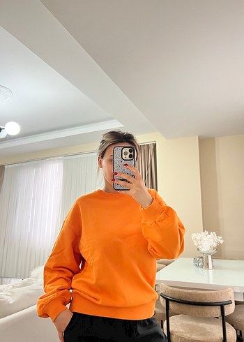 Kadın Oversize Sweatshirt - Görsel 10