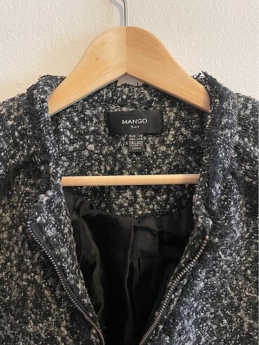 xs Beden gri Renk Mango chanel model ceket