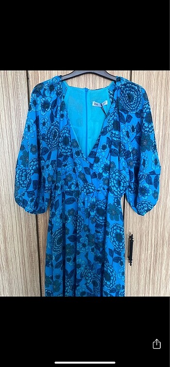 Zara Paulmark midi boy elbise