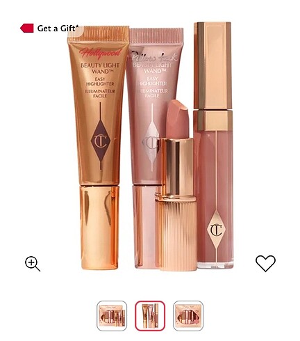 Beden ten rengi Renk Charlotte Tilburry Lip and Cheek Set