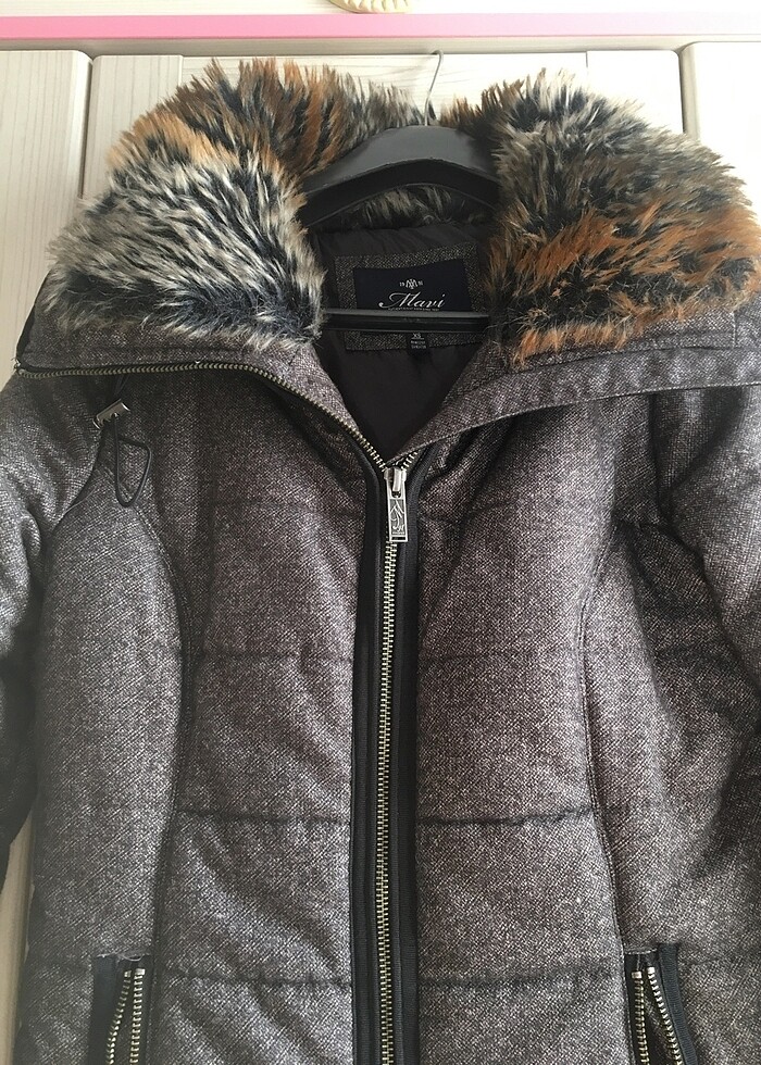 Kürklü mont yepyeni - Görsel 3