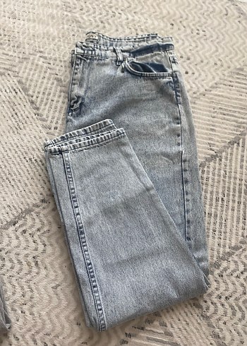 Mavi Jeans Acik Gri Yikamali Rahat Denim Jean
