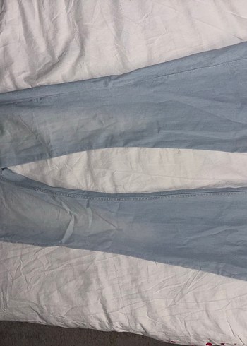 Bershka Acik Mavi Denim Jean