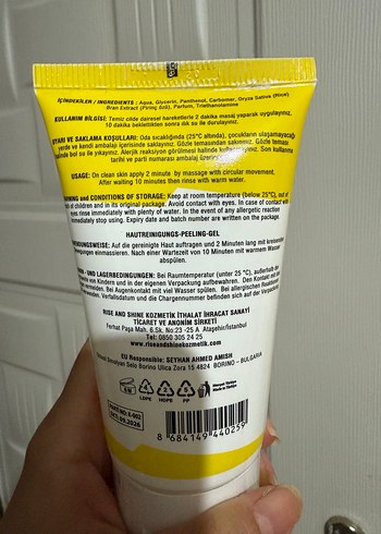 Beden RS Peeling Jel Yüz Temizleyici 150 ml