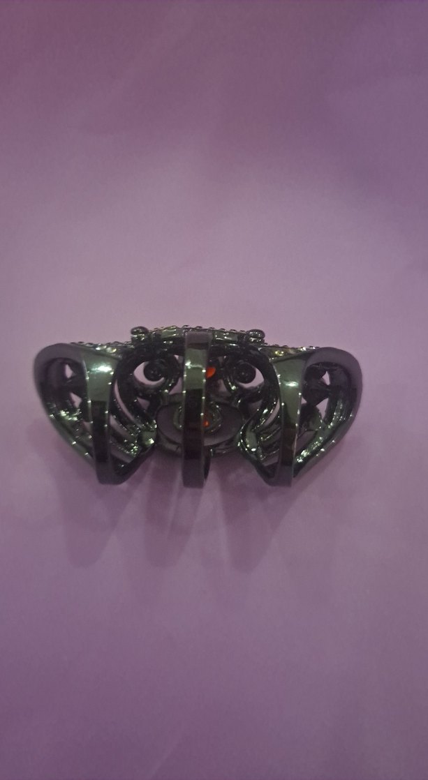 Kırmızı İşlemeli Gotik Kadın Yüzük - Görsel 5