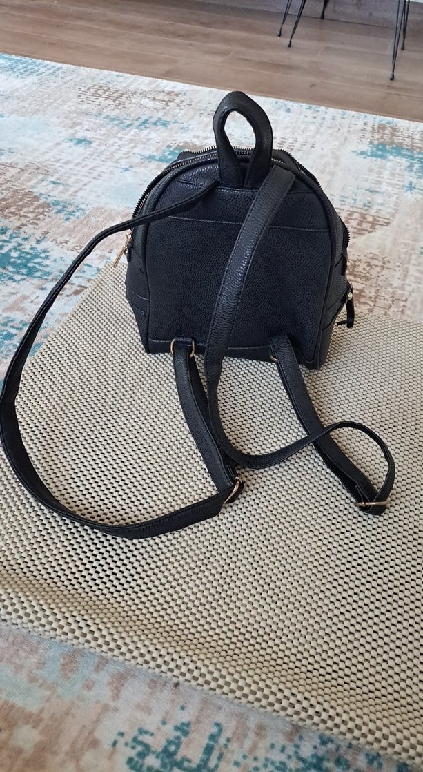 Michael Kors Siyah Deri Kadın Sırt Çantası - Görsel 3