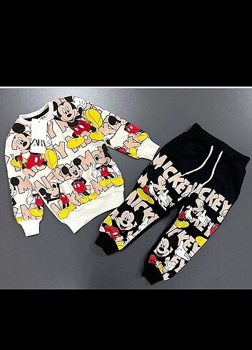 Zara Mickey Mouse Takım (3/4 Yaş)