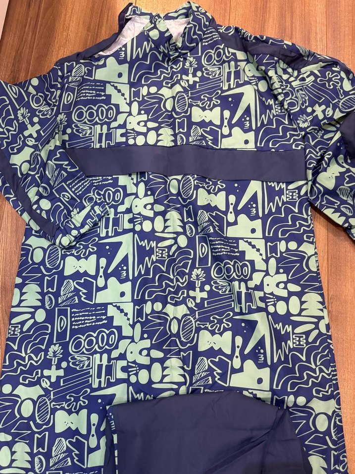 Lacivert Bağlama Desenli #tesettürmayo - Görsel 2