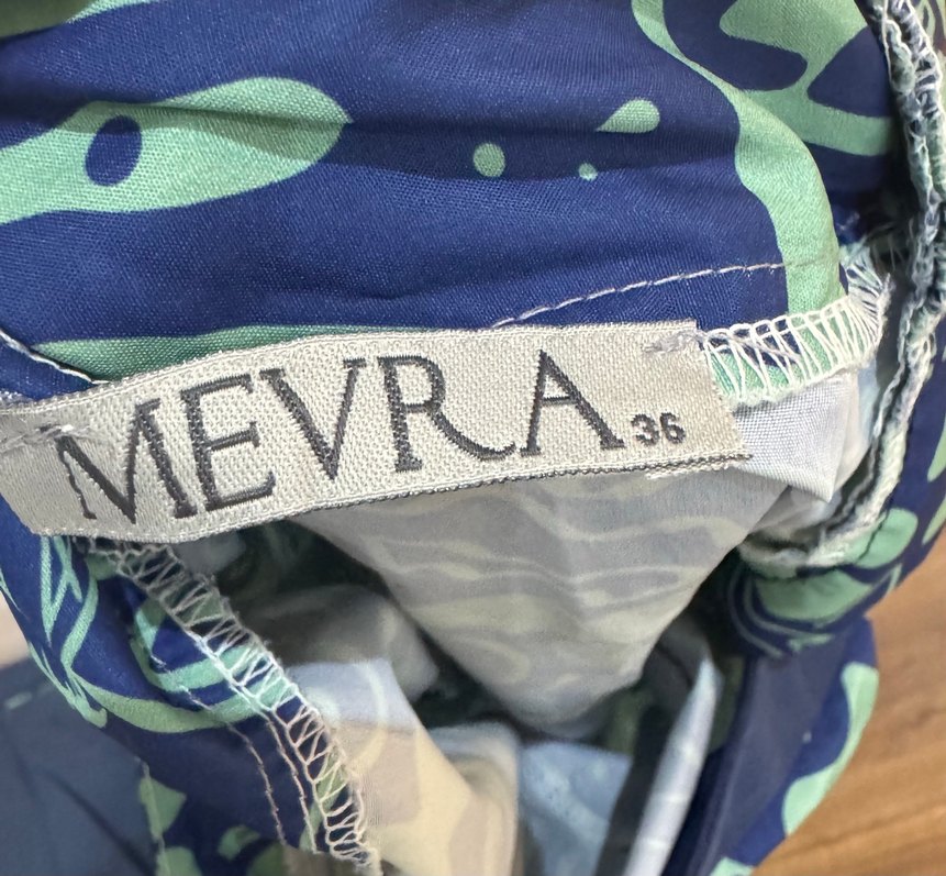 Lacivert Bağlama Desenli #tesettürmayo - Görsel 3