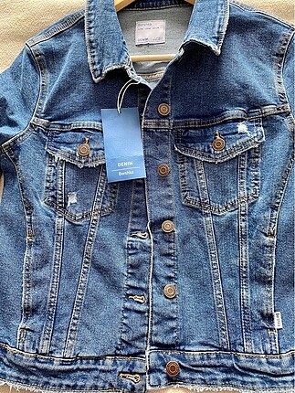 m Beden lacivert Renk bershka kot ceket