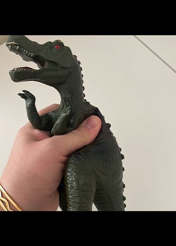 Beden Koyu Gri T-Rex Dinozor Figürü