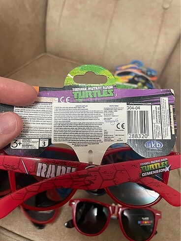 Ninja Turtles Hot wheels lisanslı güneş gözlüğü