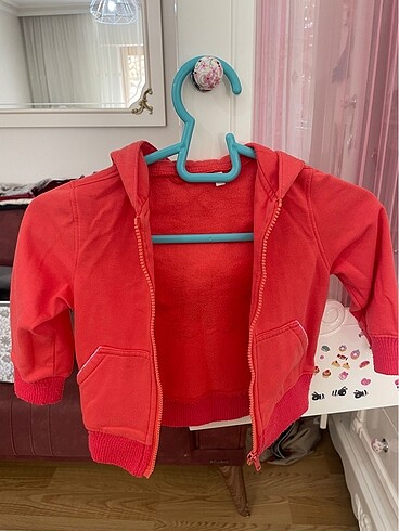 Kız bebek kapüşonlu sweat