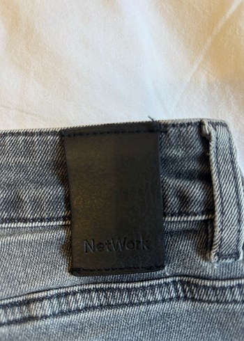 Network Gri Yikamali Denim Jean