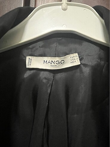 xs Beden siyah Renk Mango ceket