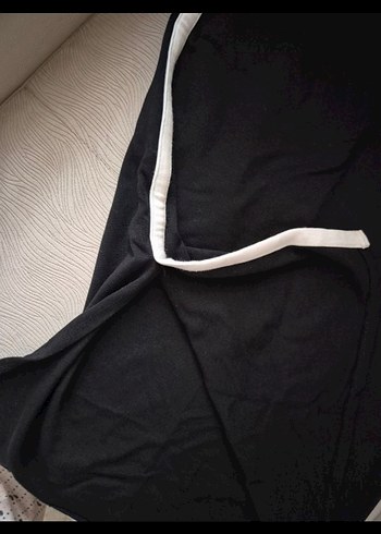 Siyah Drapeli Midi Kalem Etek adl etek - Görsel 3