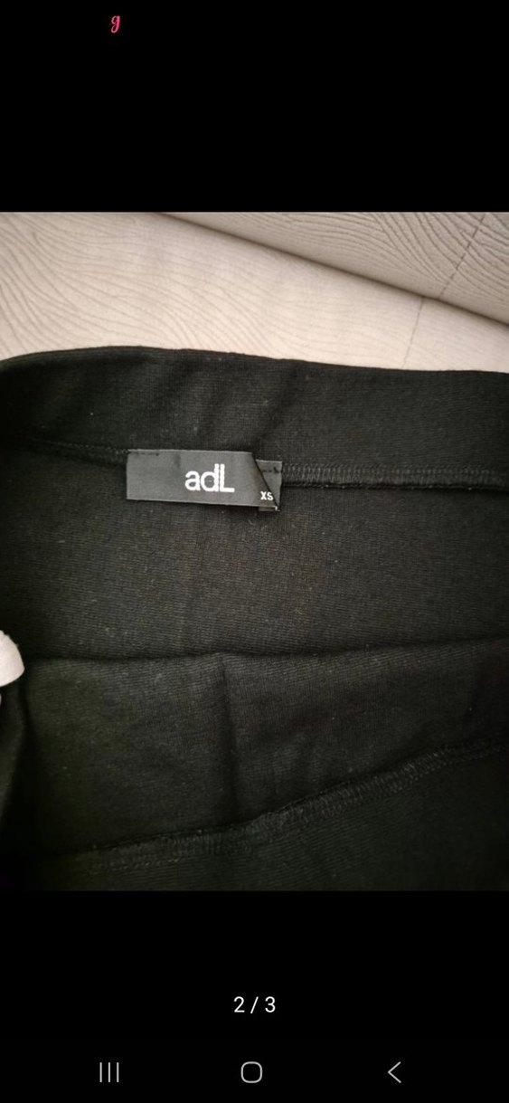 Siyah Drapeli Midi Kalem Etek adl etek - Görsel 2