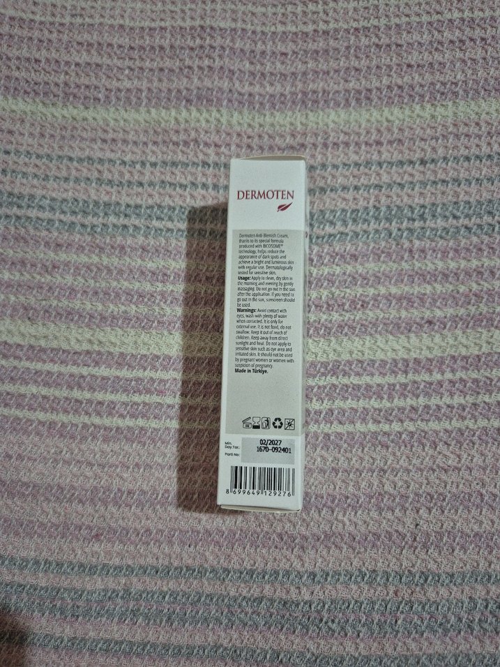Dermoten Leke Karşıtı Krem 50 ml - Görsel 2