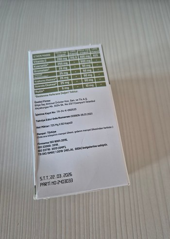 Dr. Phytopharma Quersetin-C 60 Kapsül - Görsel 3