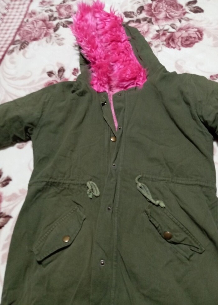 Yeşil mont - Görsel 3