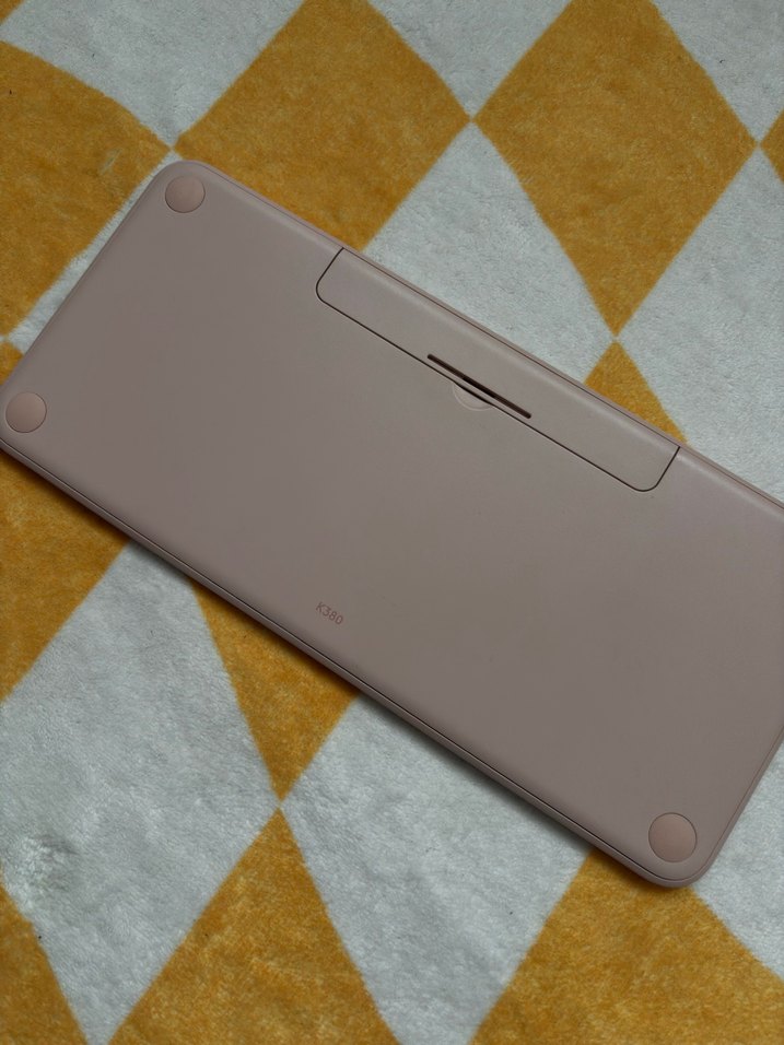 Pembe Pastel Logitech Klavye k380 - Görsel 3
