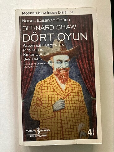 Dört oyun Bernard shaw ikinci el kitap
