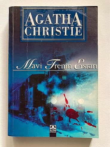 Agatha christie mavi trenin esrarı ikinci el kitap