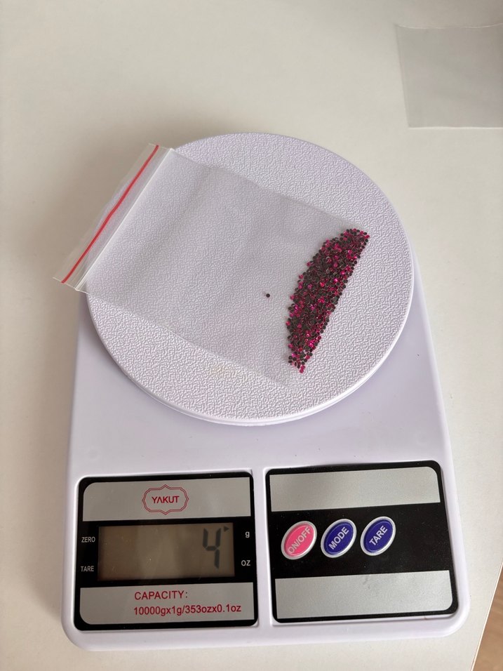 Koyu Pembe Tırnak Süsleme Taşları - Görsel 2