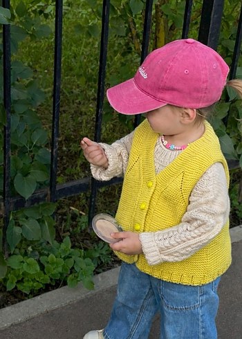 Premium Kalite Bebek Örgü Yelek - Görsel 2