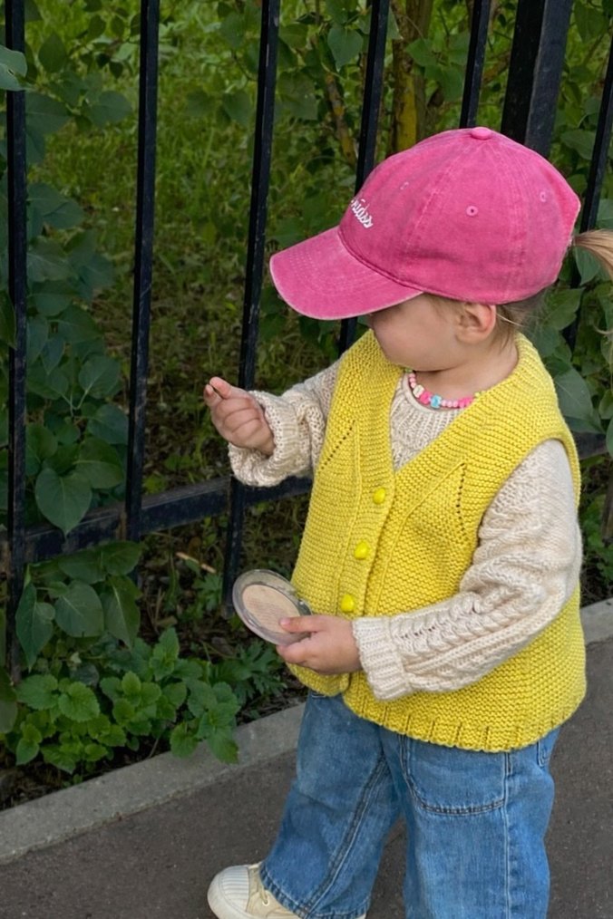 Premium Kalite Bebek Örgü Yelek - Görsel 2