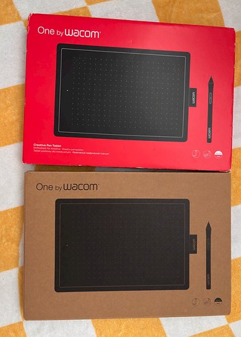 Beden One by Wacom Dijital Çizim Tableti Kırmızı Orta Boy