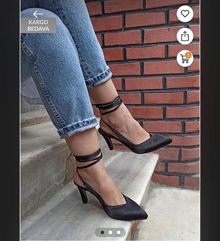 Bağlamalı stiletto